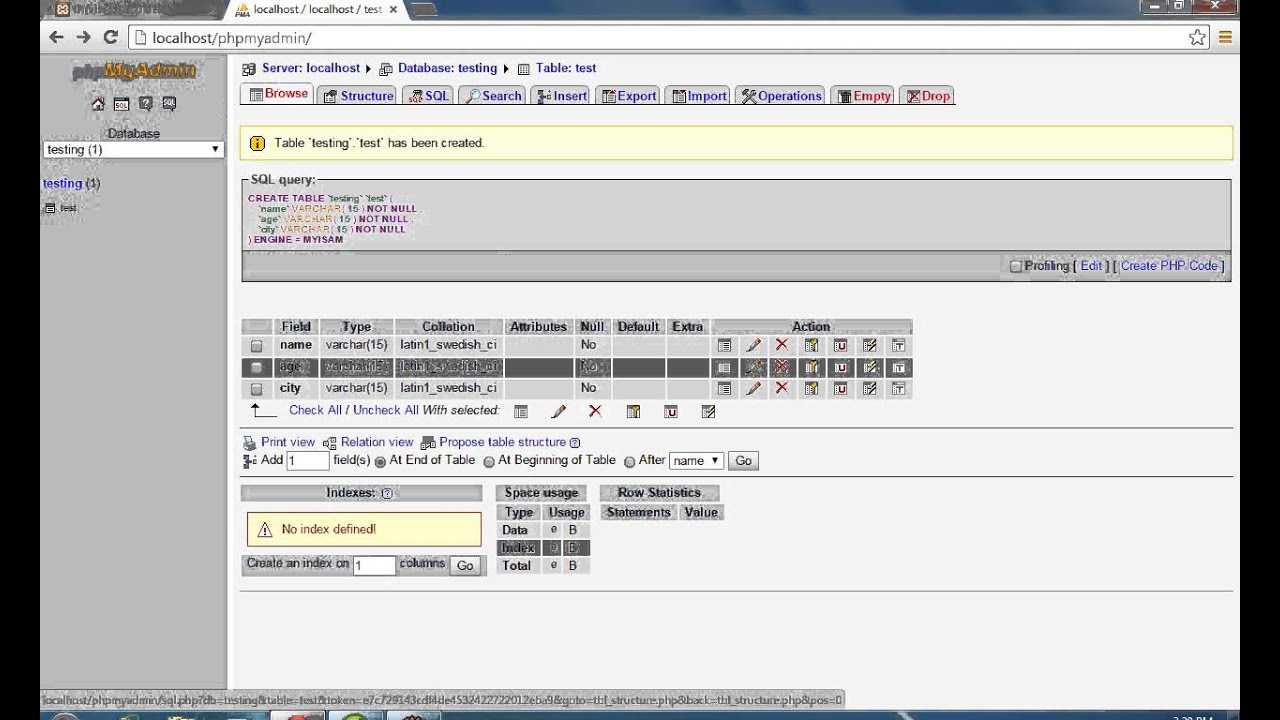 How to Create an HTML Form that stores data in a MySQL Database using PHP