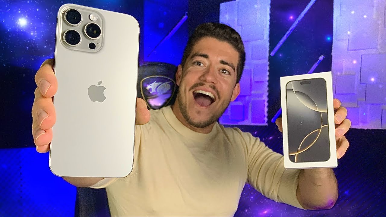 COMPREI O IPHONE 16 PRO MAX - UNBOXING E IMPRESSÕES