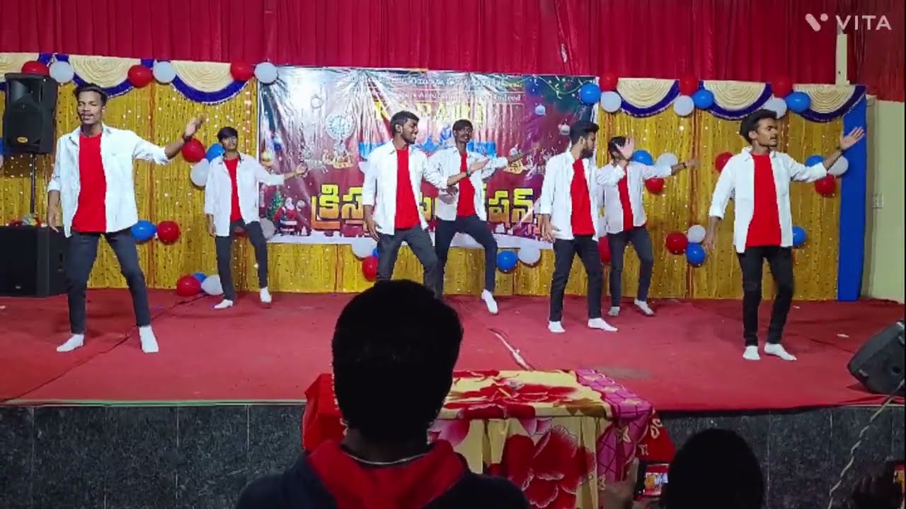 🎄New Latest Christmas Song Dance☃️ || Christmas kreesthu Janmadinam Song Dance❄️