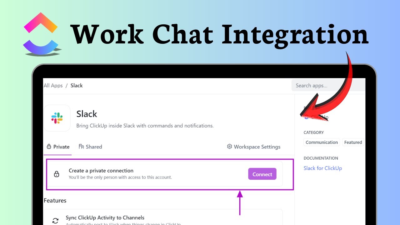 How to connect ClickUp with Slack (Productivity Ready)
