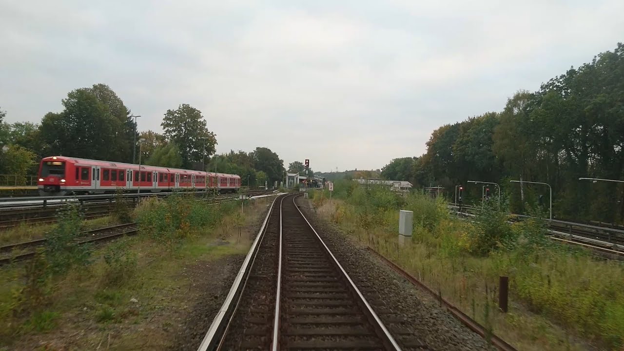 Führerstandsmitfahrt BR474 S-Bahn Hamburg S1 Poppenbüttel-Ohlsdorf 
