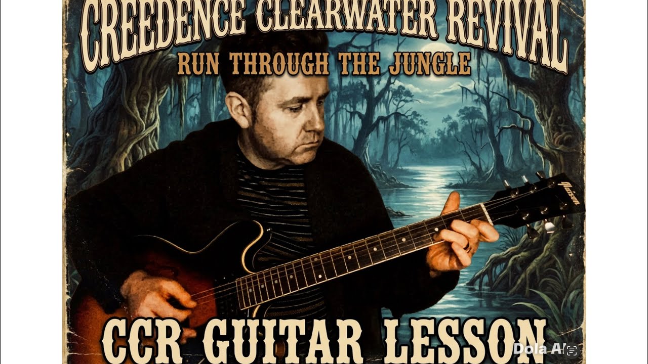 Run Through The Jungle - Creedence Clearwater Revival Guitar Lesson (Guitar Tab)