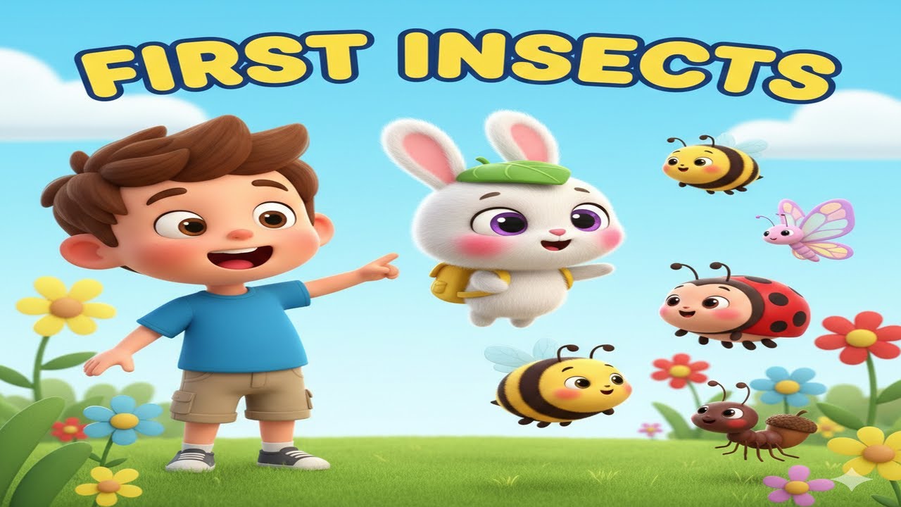 Meet Nini & First Insects 🐞 | Fun Learning for Kids
