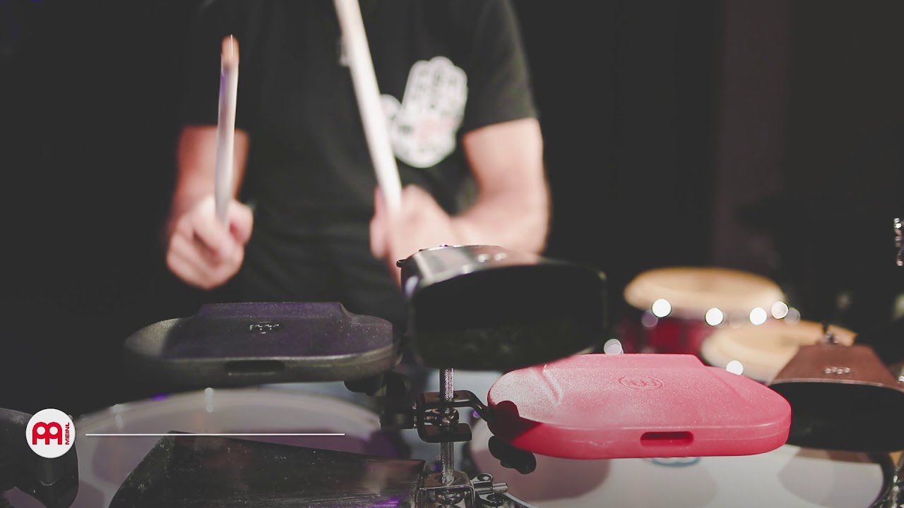 MEINL Percussion -Percussion Blocks - Low Pitch/HighPitch - MPE4R/MPE3BK