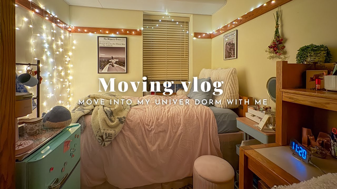 Move in vlog * Move into my dorm with me* | Megz Mahoney