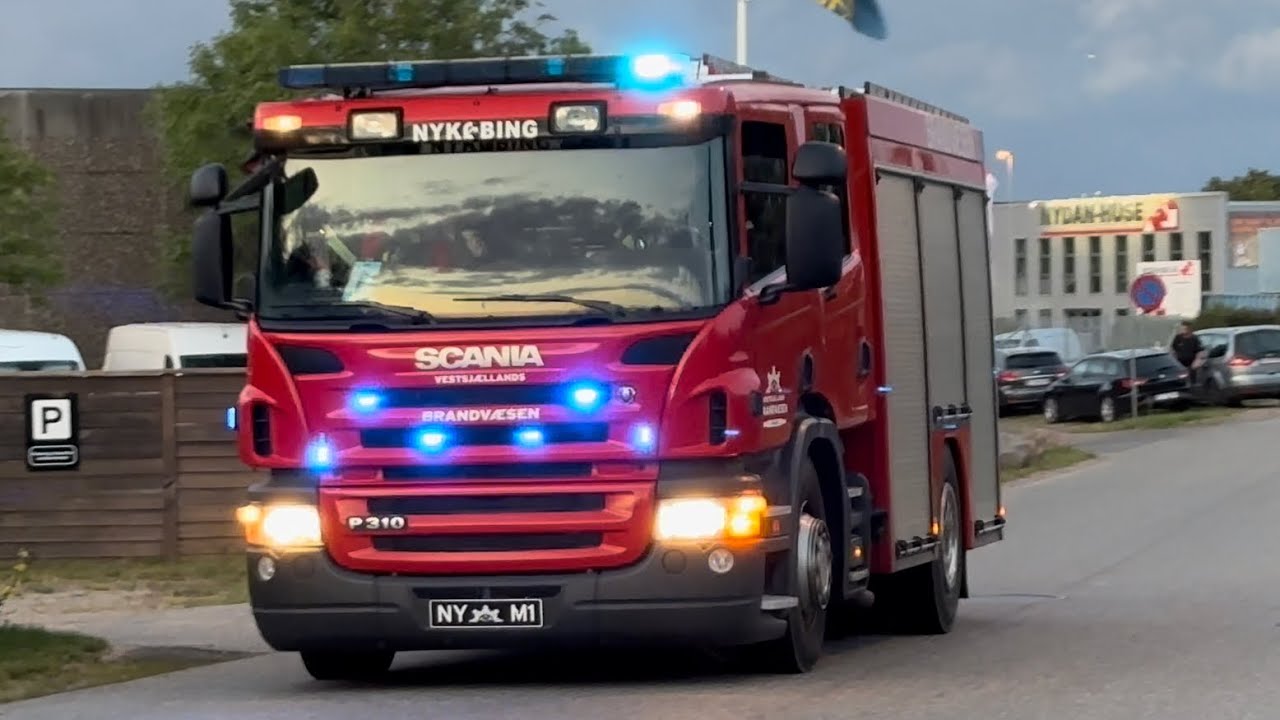 2X Vestsjællands Brandvæsen ST.NY (ABA) (NYM1) (NYV1)
