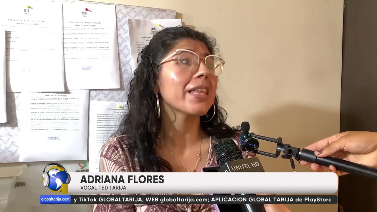 EL TED-TARIJA ASEGURA QUE NO HAY IMPUGNACIÓN CONTRA CANDIDATO TORRES