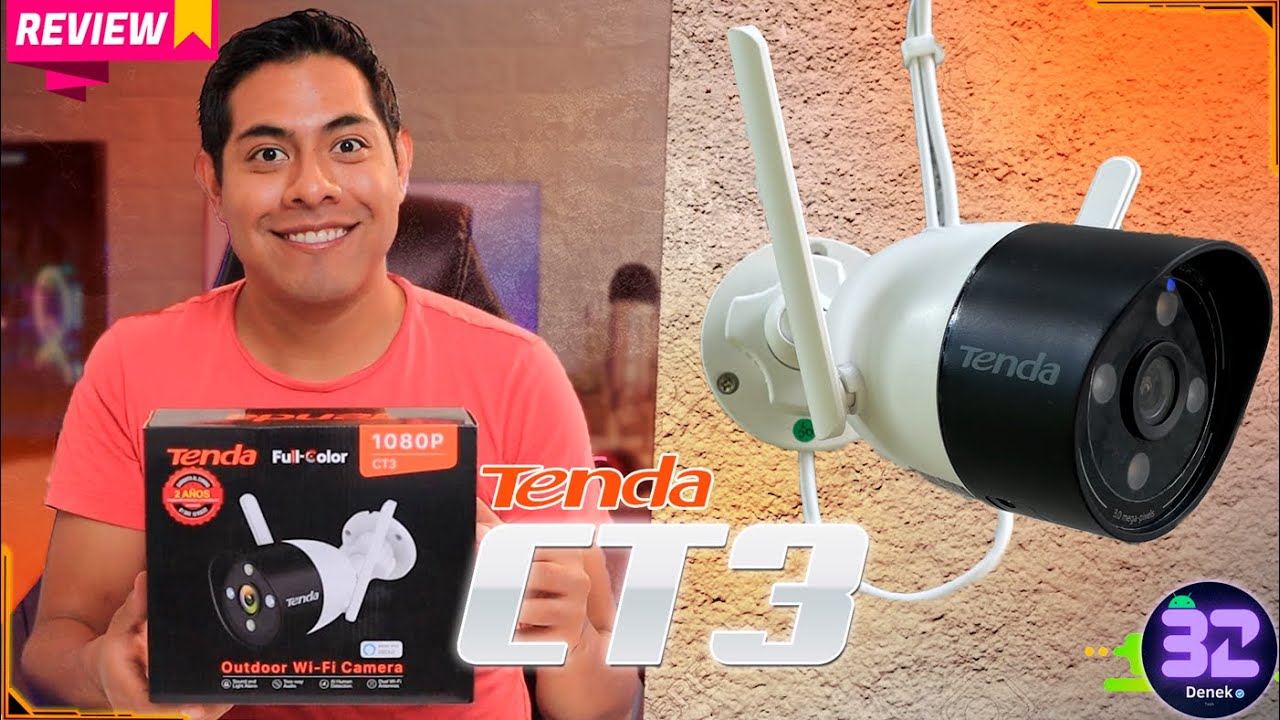 TENDA CT3 Cámara Exterior 1080p | Configuración &  Review en Español