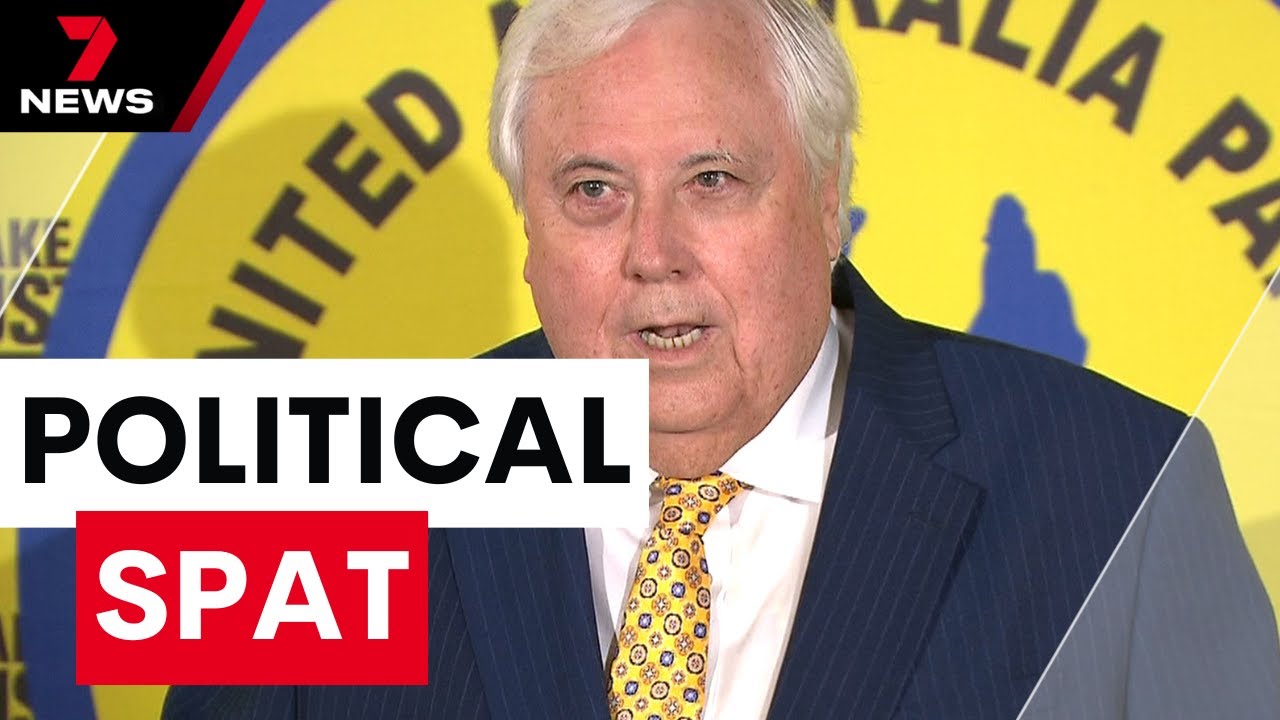 Minor parties and Clive Palmer slam Labor's proposed political donation crackdown | 7NEWS