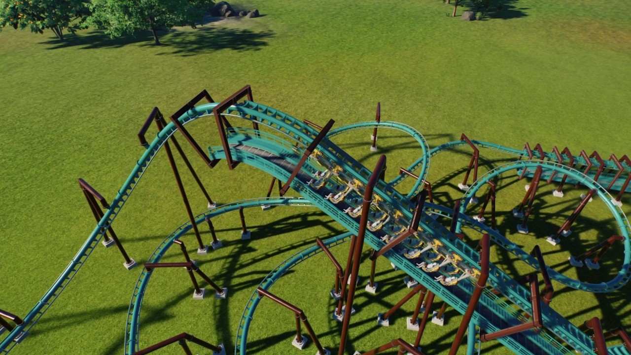 Vekoma Mistral Suspended Family Coaster Offride Planet Coaster 2 (made by JubarteSSA)