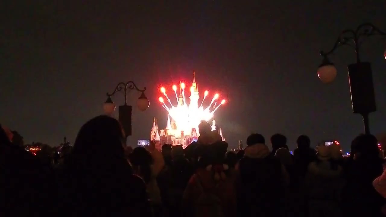 2026.01.28上海迪士尼投影+煙花