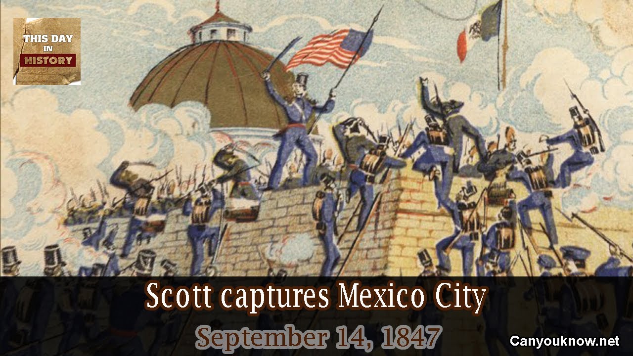 Scott captures Mexico City