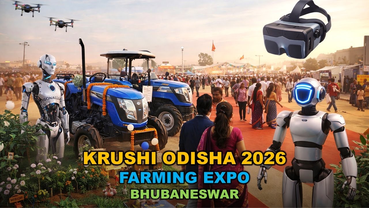 Krushi Odisha 2026 | Mega Farming Expo at Baramunda Ground, Bhubaneswar