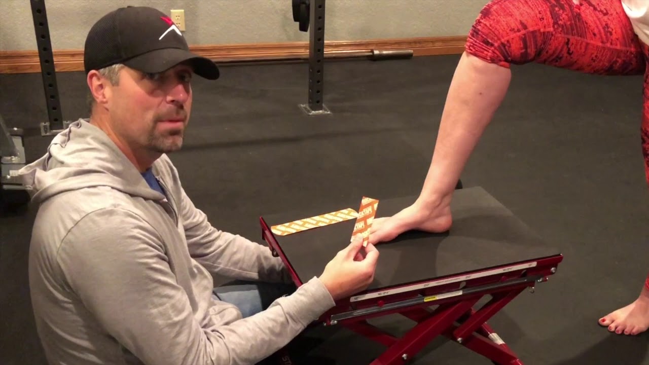 Foot Drop Taping Technique