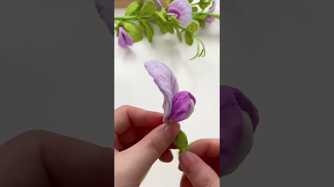 DIY pipe cleaner flower#handmade #diy #gift #diyflower #diycrafts #flowercraft #flower #fyp #foryou