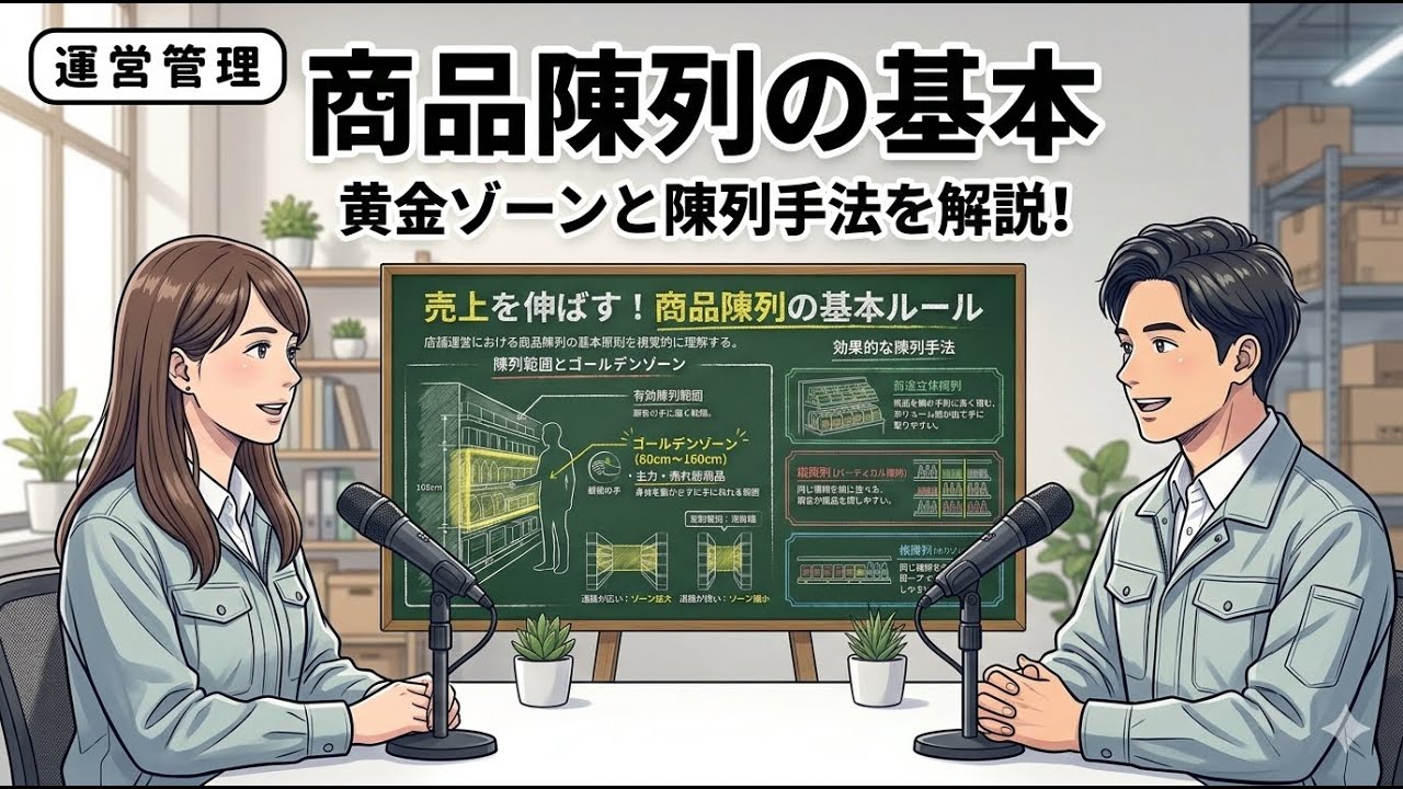 【１次・聞き流し】商品陳列の基本（運営管理）