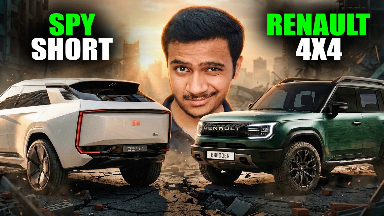 Mahindra B07 Spy-Shots | Renault New 4x4 SUV | Chery iCar V23 Spied |  BE6 Batman Edition