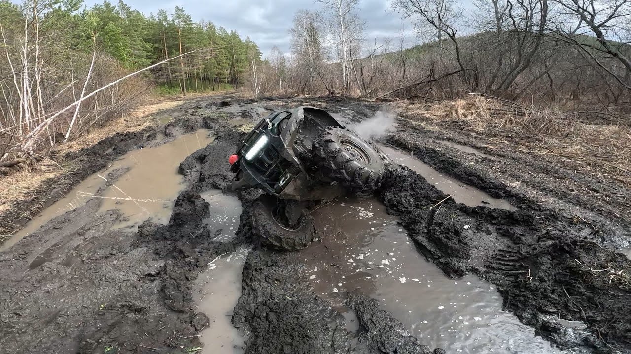 ГРЯЗНАЯ покатушка на YAMAHA GRIZZLY 700