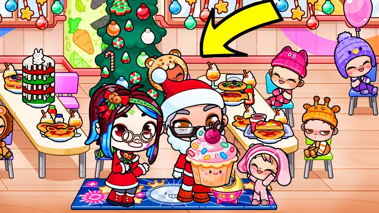 ЕЛКА В ШКОЛЕ И ГРИНЧ 🎄🏫 в AVATAR WORLD ИСТОРИЯ 💕 РУТИНА СЕМЬИ 👨‍👩‍👧‍👦 ОБНОВЛЕНИЕ СЕРИАЛ