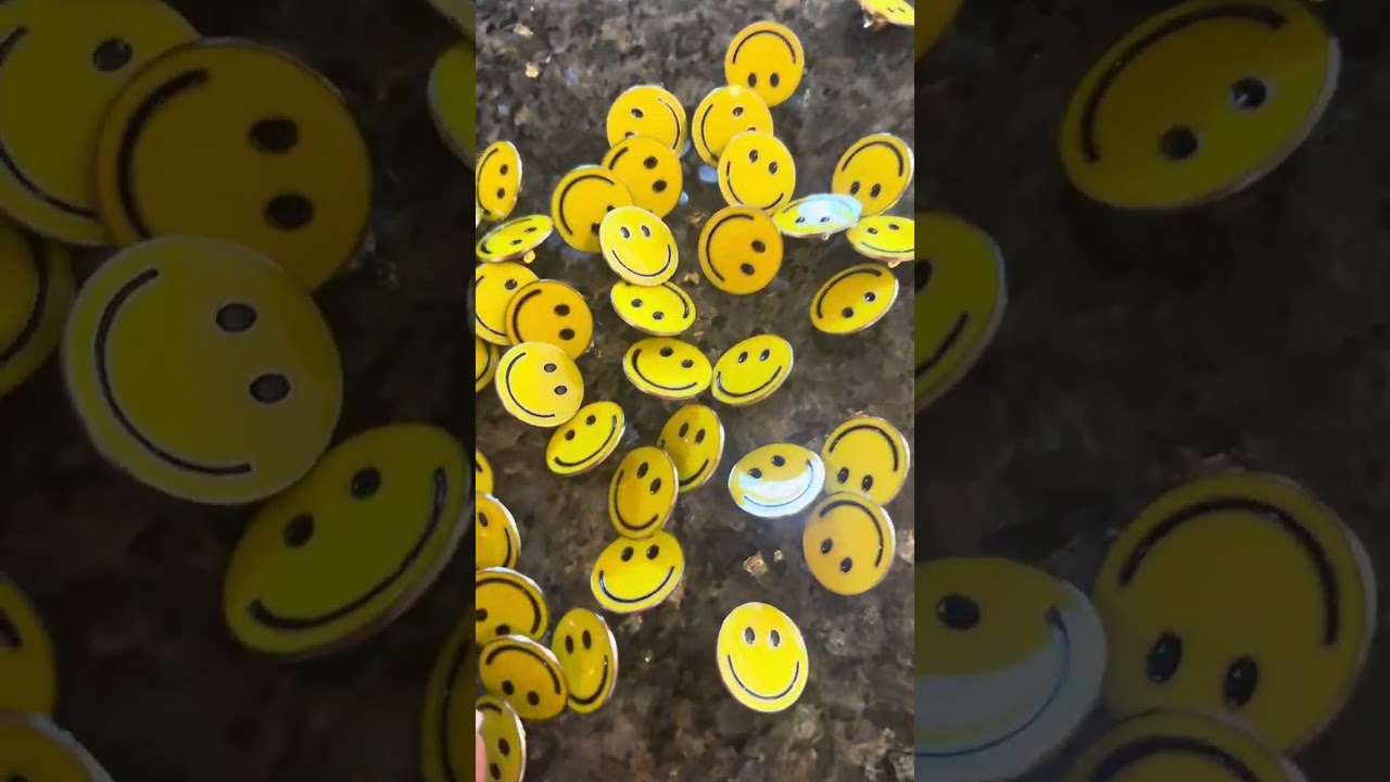 60 Pack Happy Face Pins: Cute & Fun for Everyone! 😊🎒