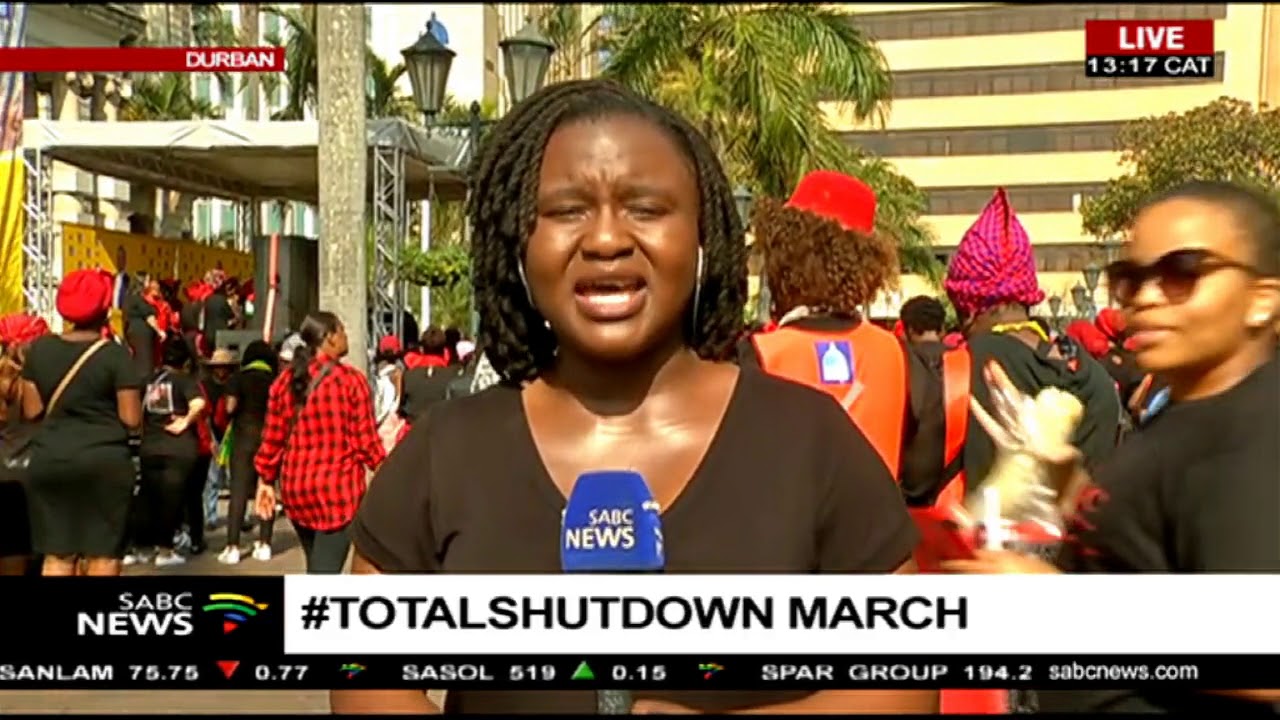 #TotalShutdown march in Durban gains momentum