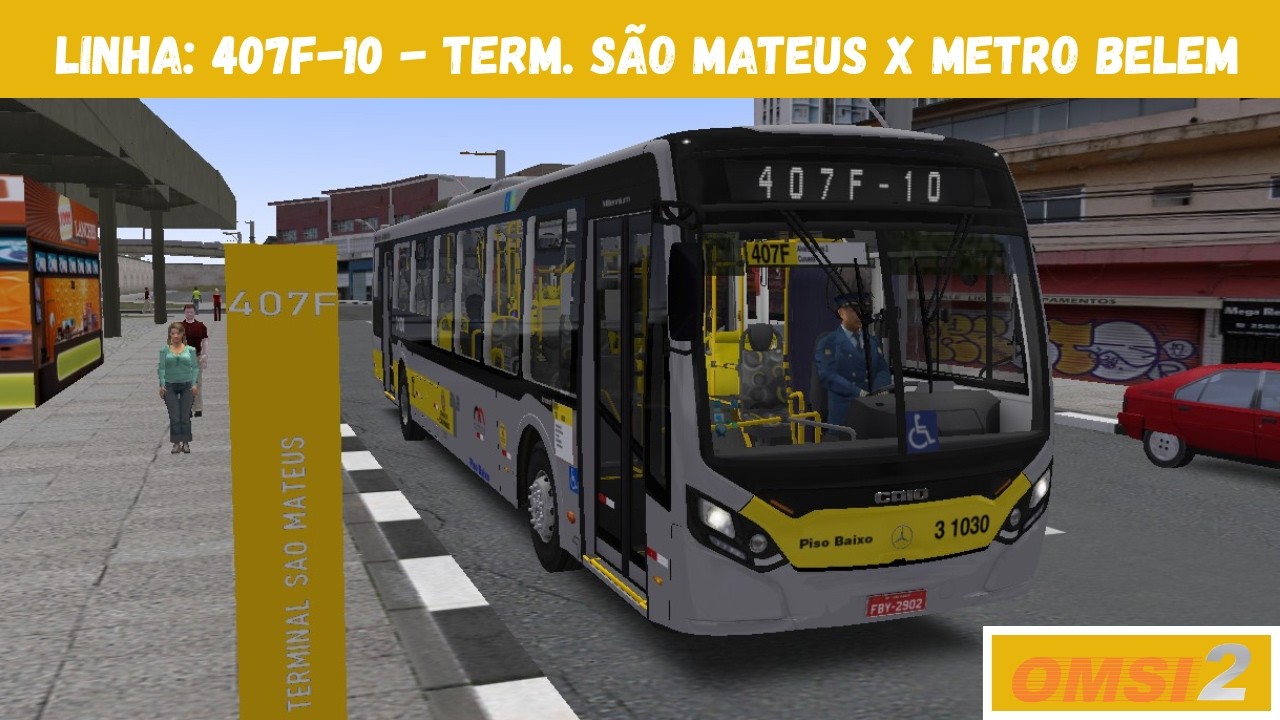 OMSI 2 | Caio Millennium IV - MB - O-500U 2016 | Linha: 407F-10