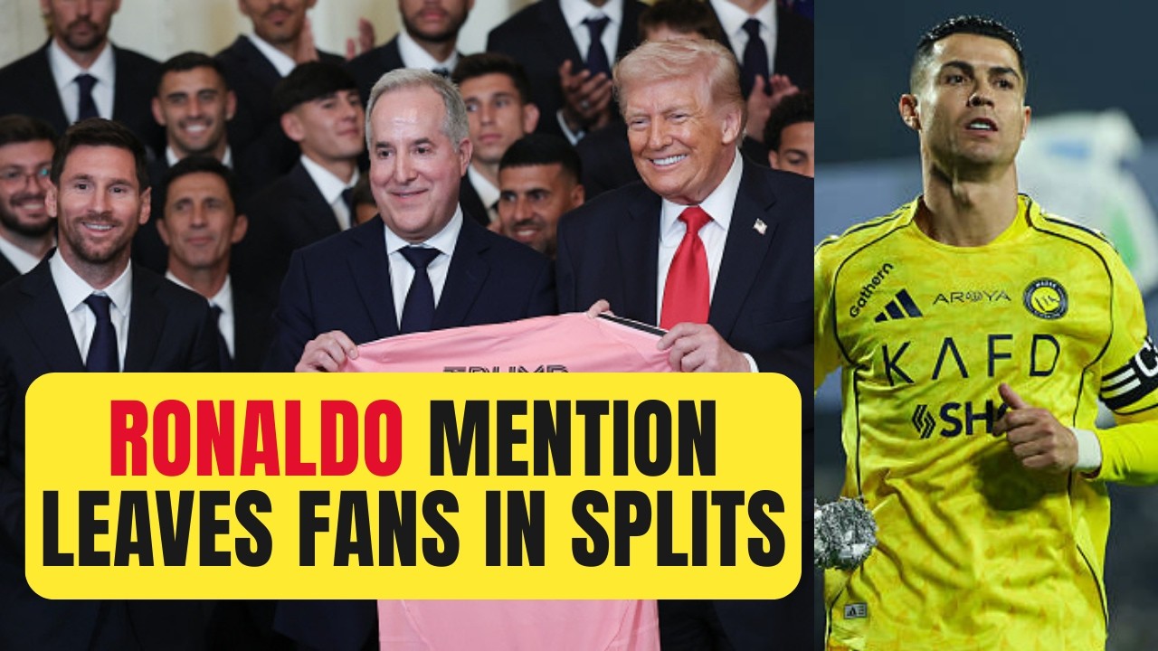Lionel Messi's Donald Trump meet turns awkward due to Cristiano Ronaldo reference by US President