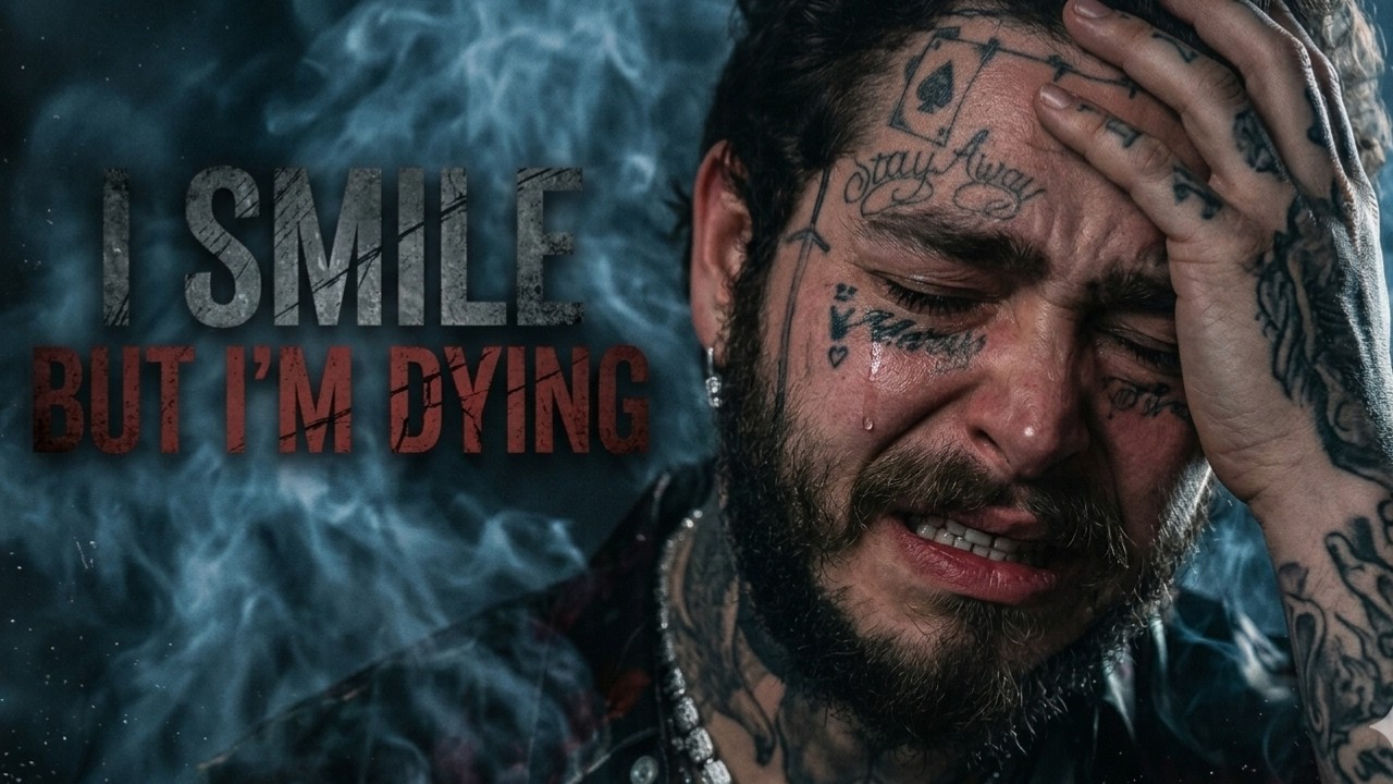 Post Malone - I Smile But I&rsquo;m Dying (Official Lyrics Video)