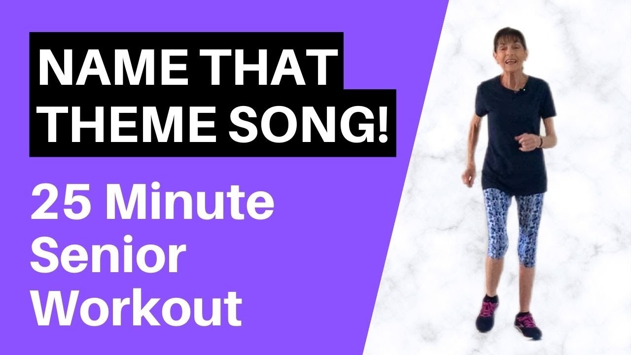 25 Minute Senior Workout To Your Favorite TV Theme Songs!
