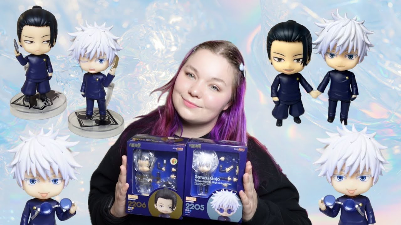 ｡°✩ Gojo and Geto High School Version Nendoroid Unboxing ✩°｡