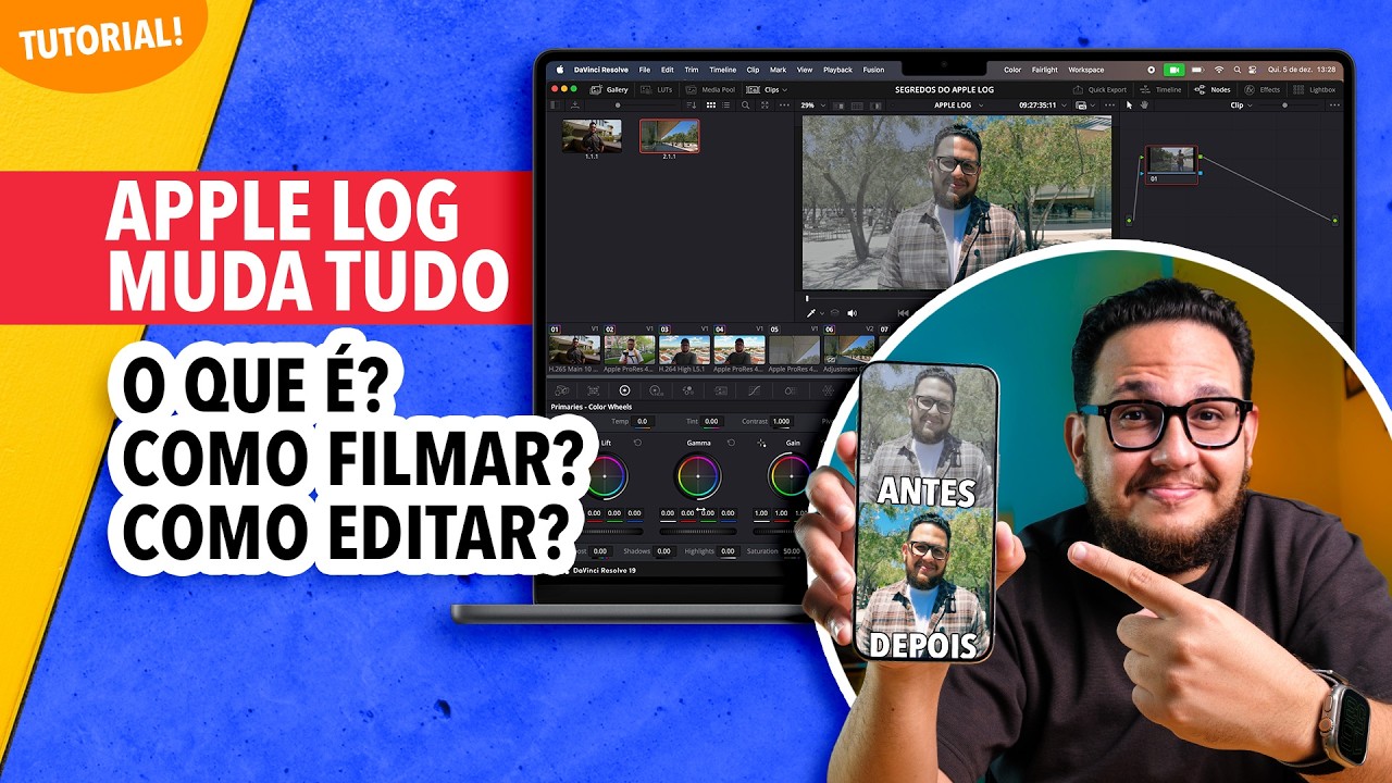 🔴 O que é APPLE LOG nos iPHONES? Como usar?