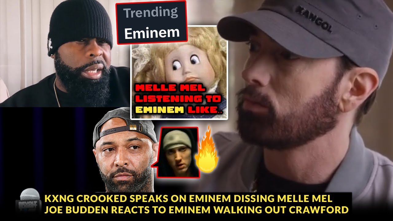 Kxng Crooked Speaks on Eminem DISSING Melle Mel, Joe Budden Reacts to Eminem Walking Out Crawford