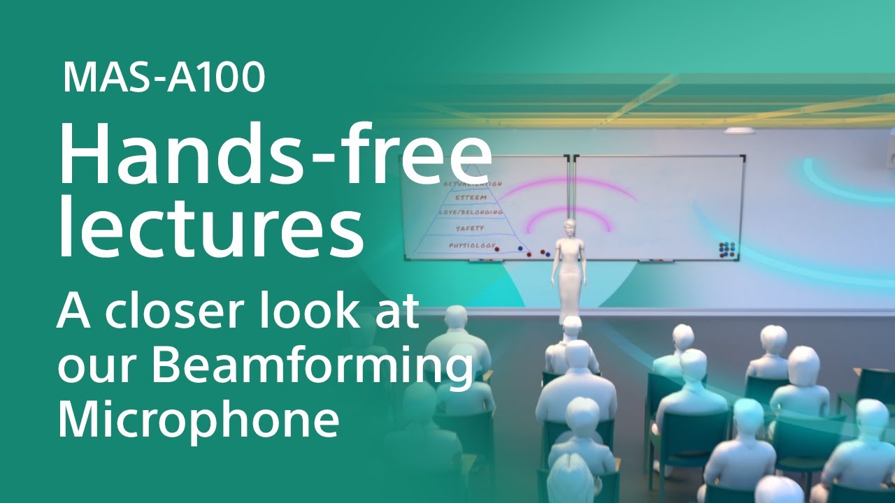 Sony | MAS-A100 : Closer look at  our beamforming microphone