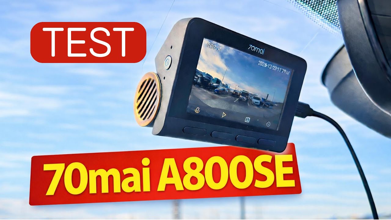 70mai A800SE 4K Review – Filmare de zi | Test calitate cameră auto