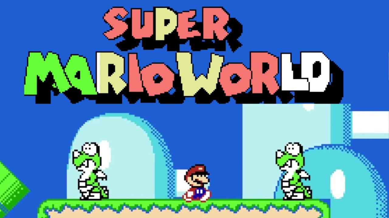 SUPER MARIO WORLD NO NINTENDINHO (NES).