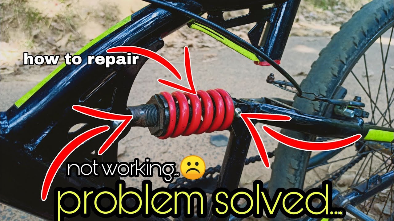 How to solve cycle rear cycle problem.how to repair rear shock. cycle back shock repair.#cycle#tech