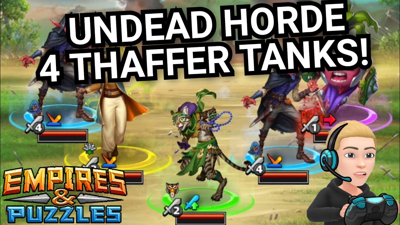 Top 10 Alliance Wars - Undead Horde - Praetorian Guardians vs Thunderclouds - Empires & Puzzles