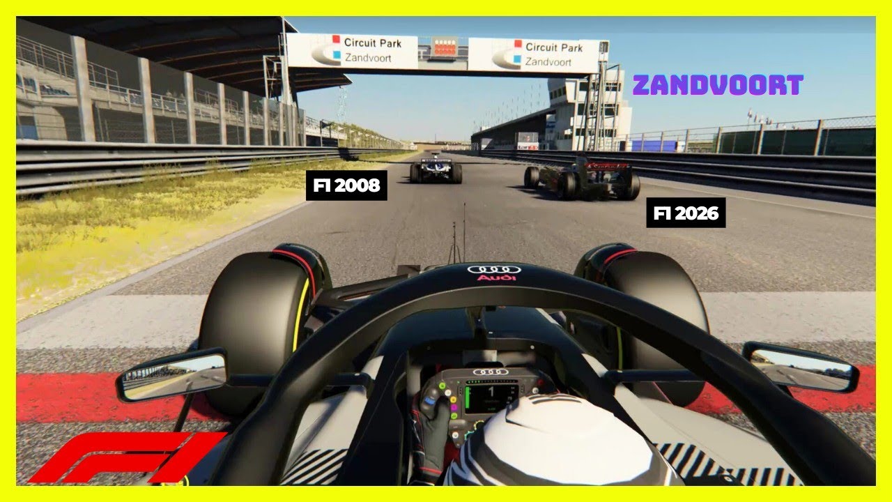 🔥 23 years of F1 technological revolution: F1 2026 vs 2008 vs 2003 vs F1 2025/26 | Onboard Zandvoort