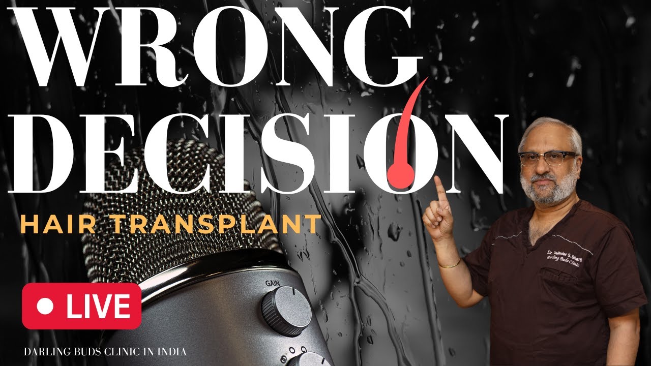 WRONG Decision Hair Transplant in India | Diffuse Pattern Baldness