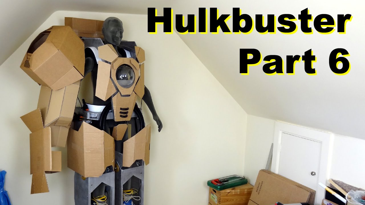 Iron Man Hulkbuster Cosplay #6 | Cardboard Mockup! | James Bruton