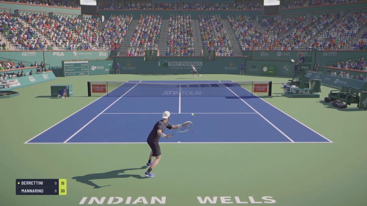 Berrettini vs Mannarinò INDIAN WELLS Atp Master 1000
