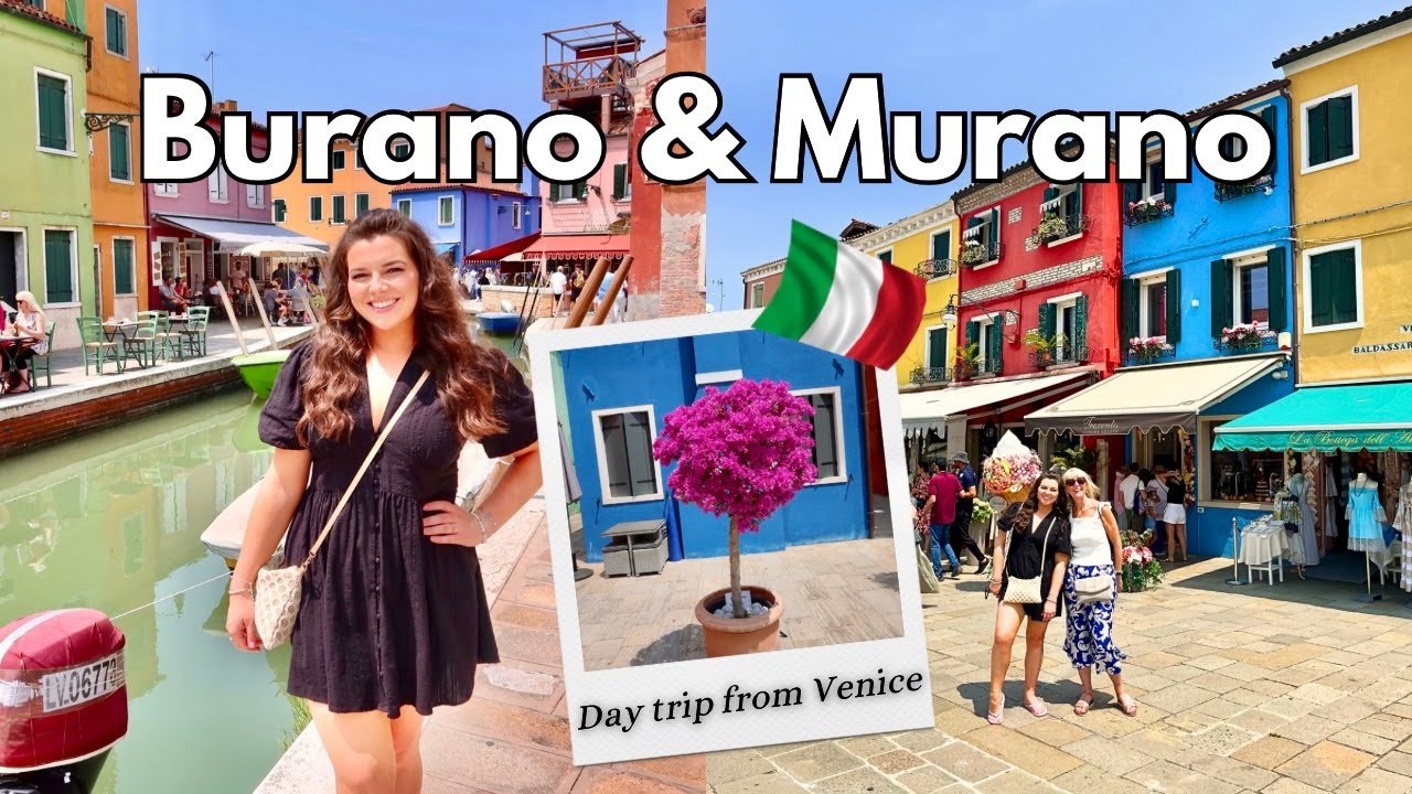 BURANO & MURANO Vlog 2025 🇮🇹 | Colourful Houses, Glassmaking & Lacemaking