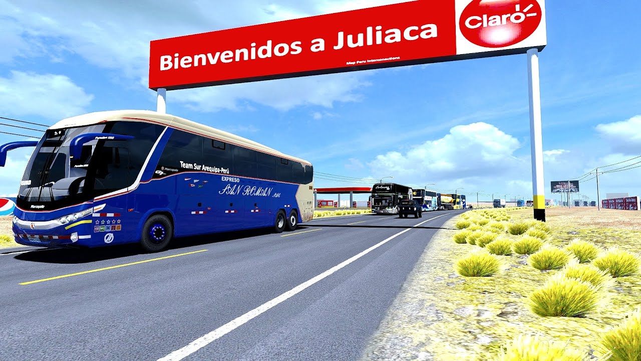 ETS2 JULIACA-AREQUIPA MAP PERÚ SUR INTERCONECTIONS