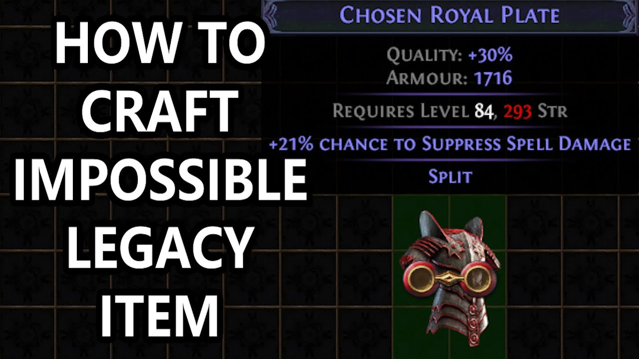 PoE 3.26 - How To Craft Impossible Spell Suppression Armor