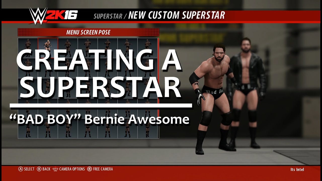 WWE 2K16 Gameplay: Create a Superstar!