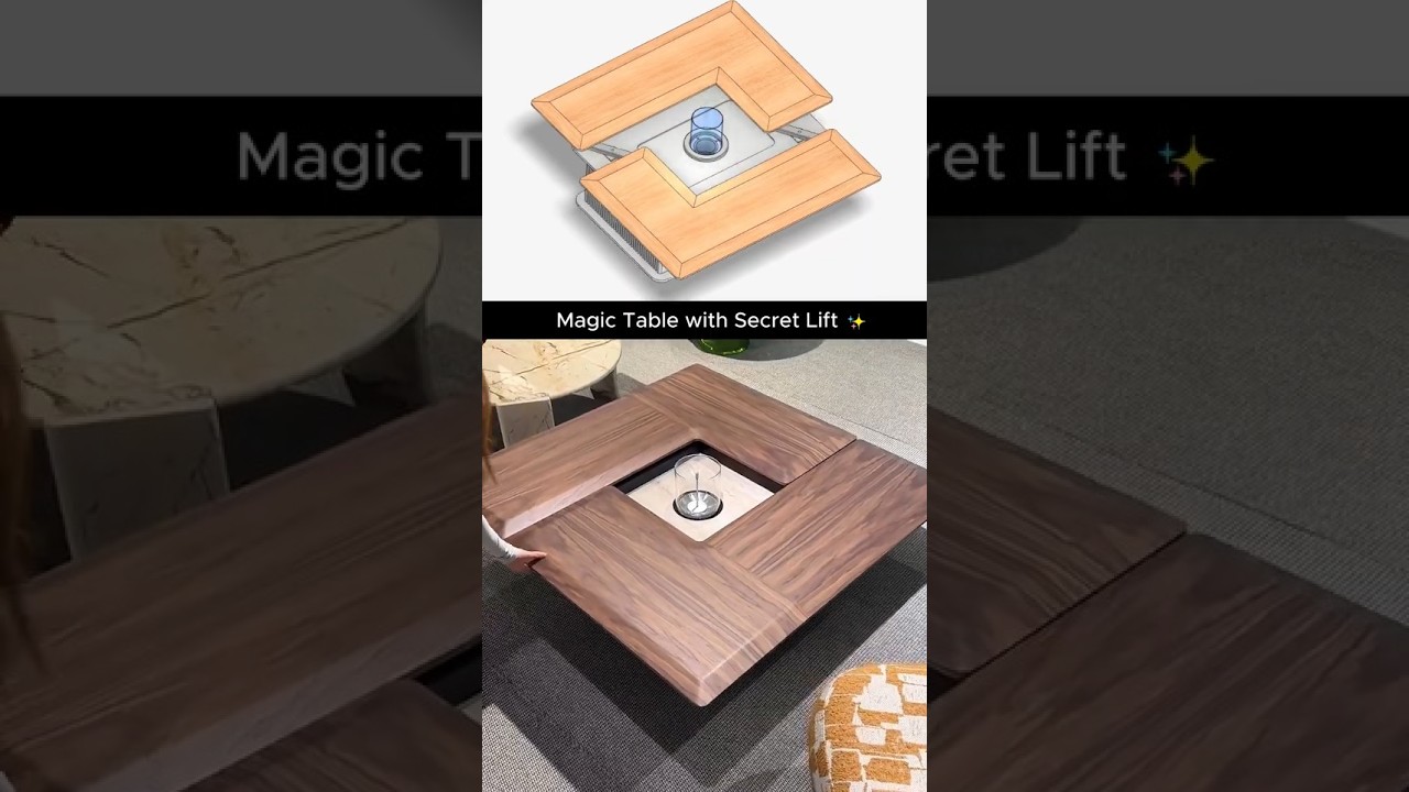 This Table Hides a Secret Mechanism✨ #engineering #mechanism #technology