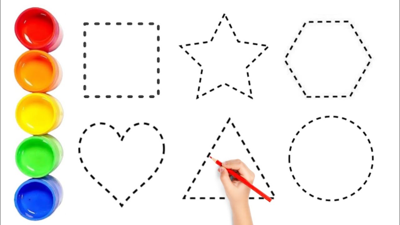 Shapes song for kids, Learn 2d shapes, colors for toddlers | Preschool Learning part - 110