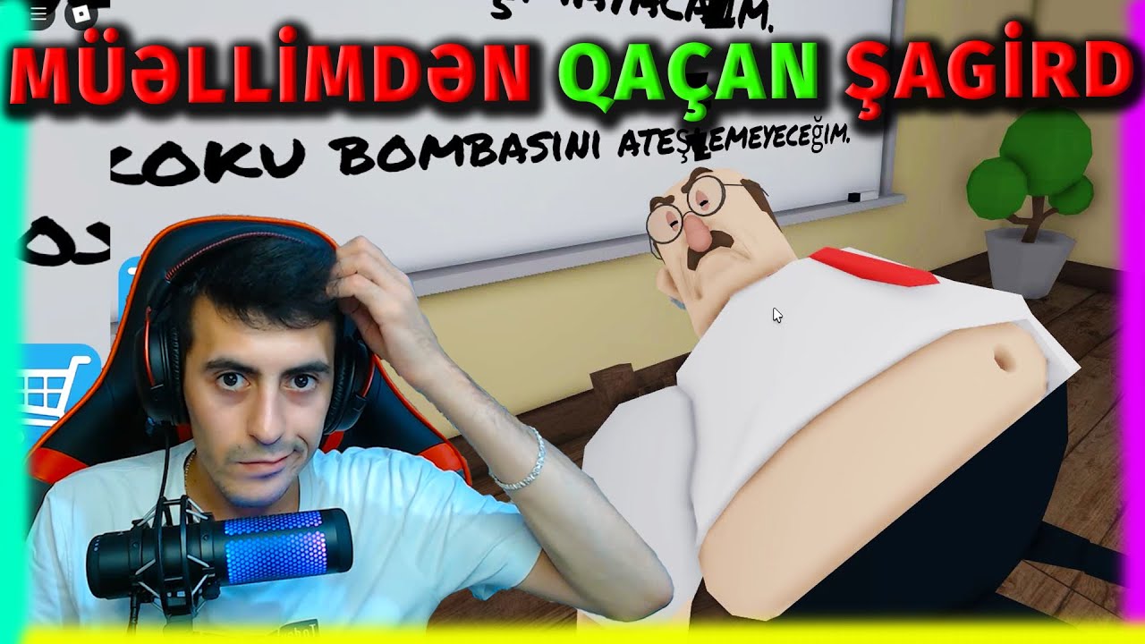 MÜƏLLİMDƏN QAÇAN ŞAGİRD  - Bölüm 3😱 Roblox Great School Breakout | 