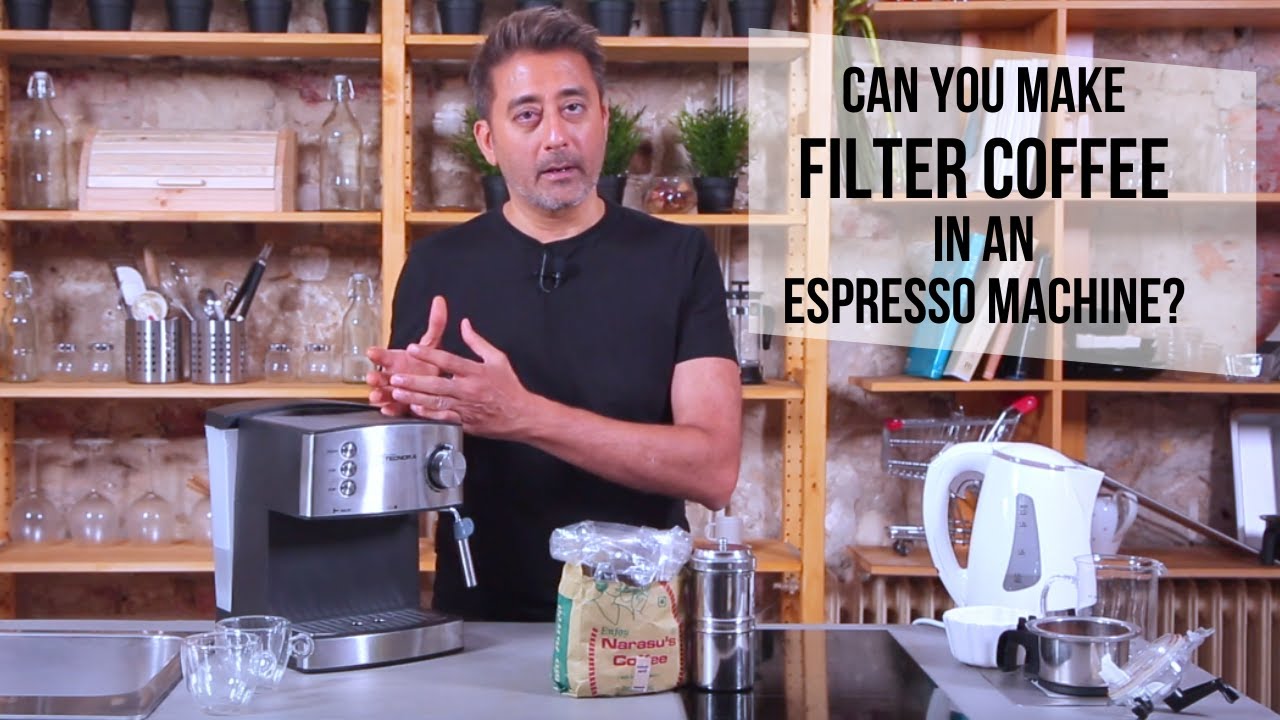 Can You Make Filter Coffee In An Espresso Machine?