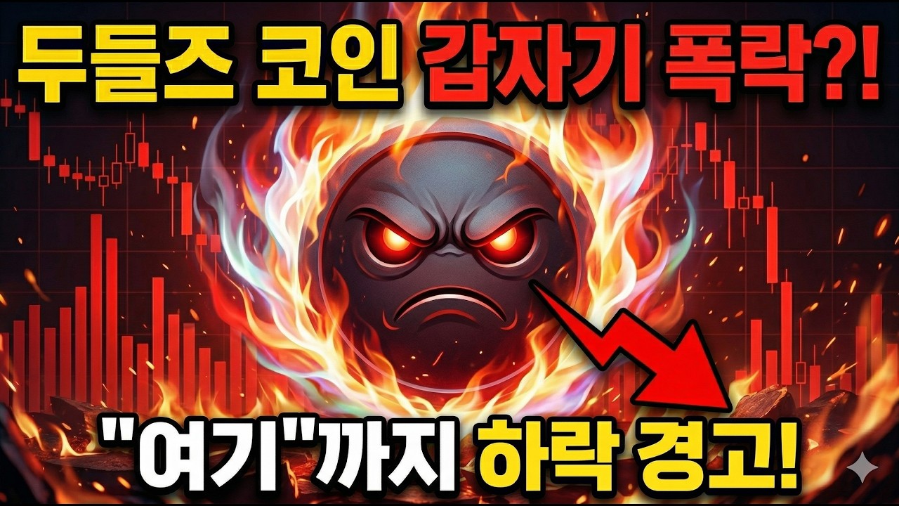 [두들즈코인 전망] 갑자기 하락 전환? 
